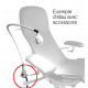 Etau unitaire pour accessoires pour fauteuil Promotal Dénéo