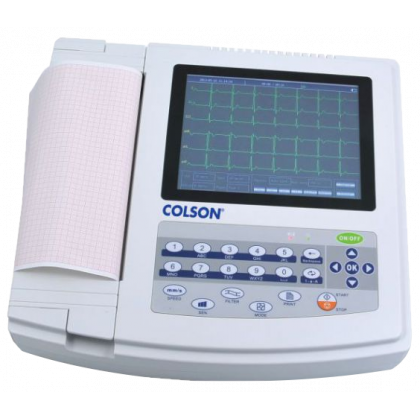 Electrocardiographe ECG Colson Cardi-12 (12 pistes) avec interprétation