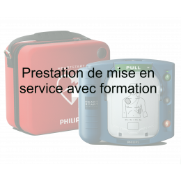 Prestation de mise en service avec formation pour défibrillateur Philips HS1 et FRx