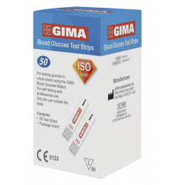 Bandelettes pour glucomètre Gima