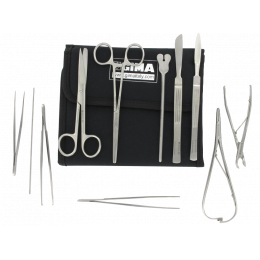 Set Gima Suprema de 11 instruments médicaux avec housse nylon