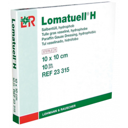 Tulle gras vaseliné stérile Lomatuell H Lohmann & Rauscher (Boîte de 10)