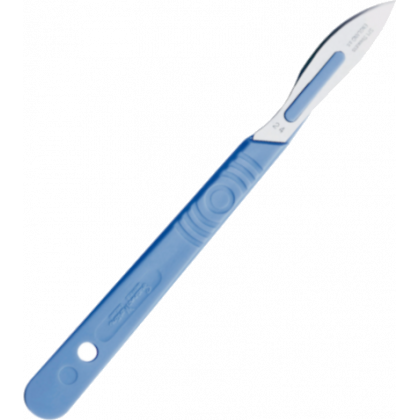 Lot De 2 Bistouris à Usage Unique - Manche Plastique & Lame Acier - Pour Arts, Modélisme Ou Soins - Neuf