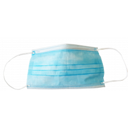 Masques de protection type 2R (bleu) 3 plis (boite de 50)