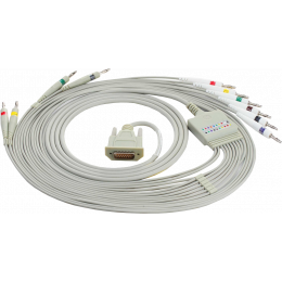 Câble patient à pression pour ECG Edan SE-1202 et ISE-1210
