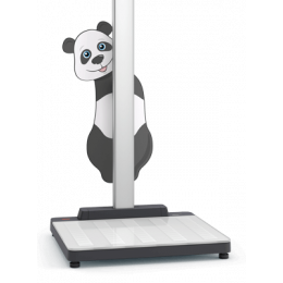 Décor de colonne panda pour pèse-personnes Seca