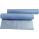 Draps d'examen gaufré plastifié bleu (6 rouleaux)