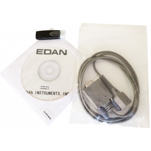 Logiciel PC et câble PC pour oxymètre de pouls Edan H100B