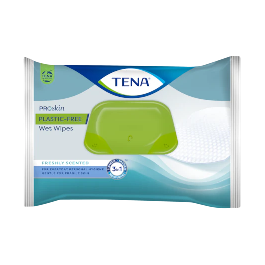 Lingettes hygiéniques imprégnées TENA Wet Wipes (boite de 48)