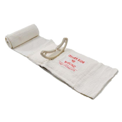 2 Bandages Israéliens - Pansement Compressif D'urgence 10 Cm - Pour Randonnée, Camping, Premiers Secours - Stérile Sous Vide - 12
